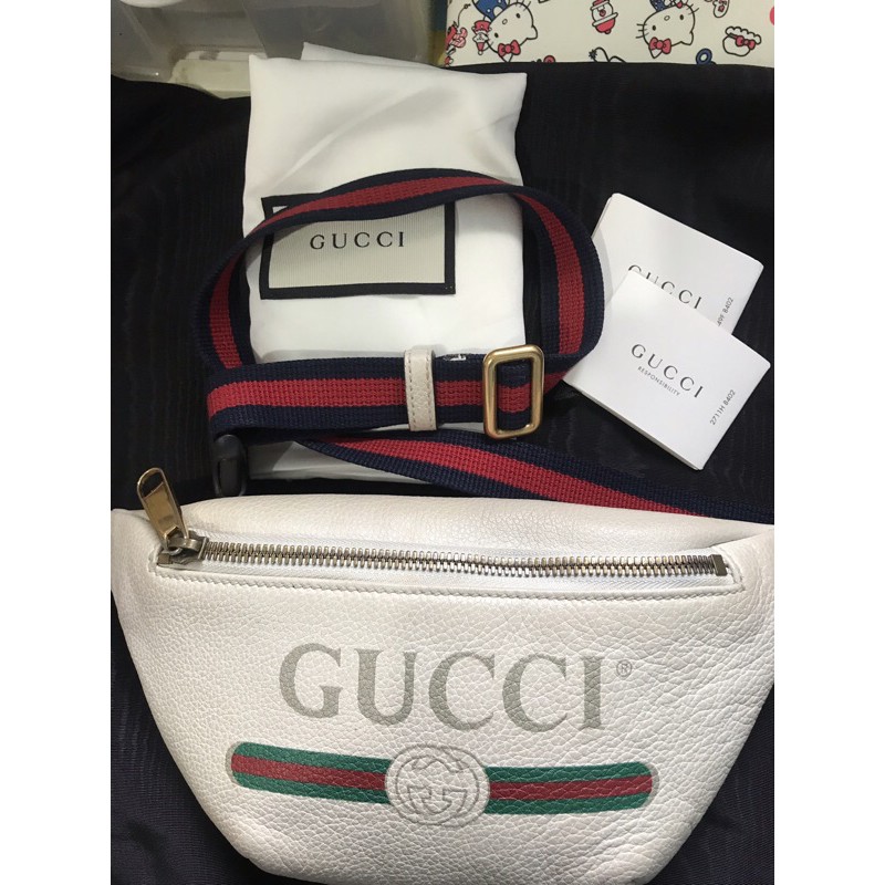 กระเป๋า Gucci Print Small Belt Bag