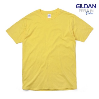 เสื้อยืด Gildan Premium สีเหลืองเดซี่