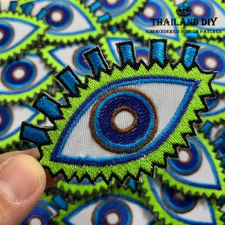 ตัวรีดติดเสื้อ ลาย ดวงตา ผี ปีศาจ วูดู Eye Patch งานปัก DIY wop ตัวรีด ติดเสื้อ กางเกง กระเป๋า ยีนส์ อาร์ม เท่ สวยๆ แนวๆ