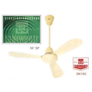 💝โปรแถมตะขอ พัดลมเพดานซันวินดี้  SUNWINDY 36” พัดลมซันวินดี้ (สั่งออเดอร์ละ1ตัวนะคะ)