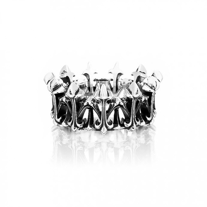 ake ake Poseidon's Crown Ring แหวนเงินแท้ 925 แฮนด์เมดสไตล์ยุคกลางยุโรปสุดดุดัน ลายมงกุฏตรีศูรย์ Trident เทพโพเซดอน