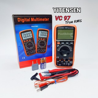 ดิจิตอลมัลติมิเตอร์ YITENSEN VC97 Digital Multimeter True RMS  มิเตอร์ดิจิตอล  วัดอุณหภูมิและคาปาซิตเตอร์ได้