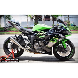 ท่อ Arrow รุ่น Prorace สำหรับ ZX6  ZX6R  2019+  พร้อมลิ้งค์ไปป์ ปลายท่อ ท่อแต่ง ทรง GP ของแท้ made in Italy