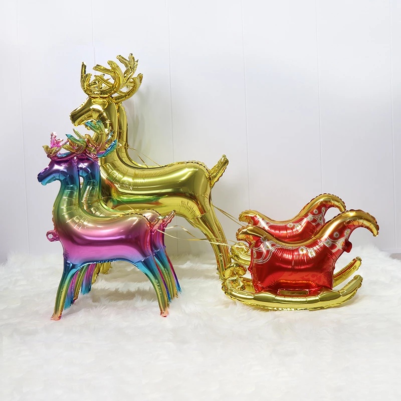 ลูกโป่งสัตว์เดินได้ ลูกโป่งฟอยล์อลูมิเนียม 3D สําหรับตกแต่งงานปาร์ตี้วันเกิด