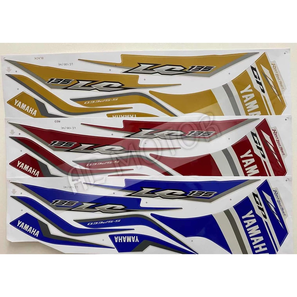 YAMAHA LC135 V2 / V3 / V4 / V5 / V6 ( 14 ) STRIPE STICKER YAMAHA