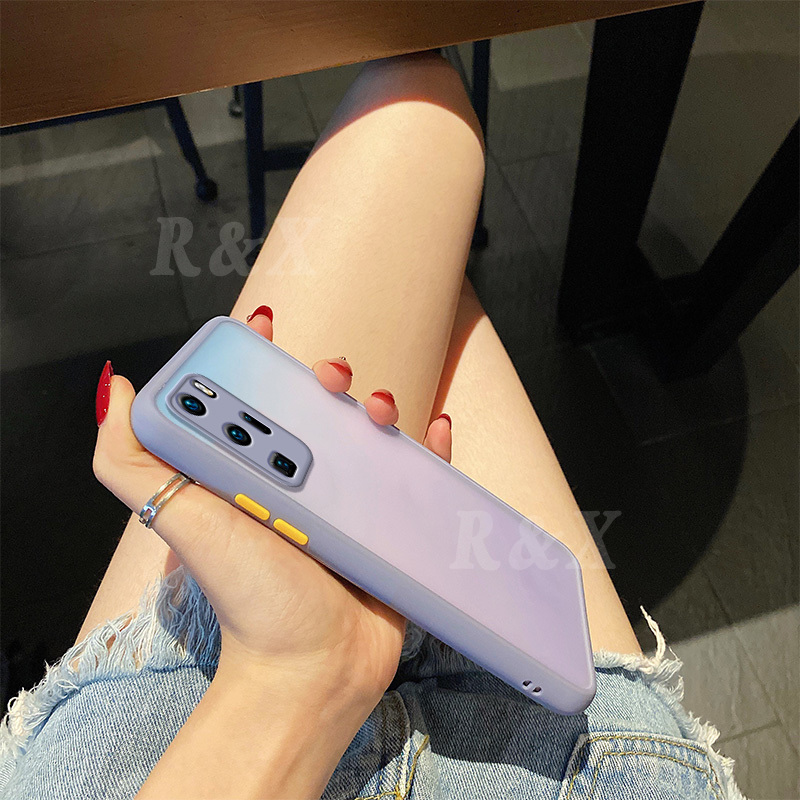Casing VIVO Y31 2021 Y51 2020 Y20i Y30 Y50 V15 Pro Y11 2019 Y12 Y15 Y17 Y67 Macaron Camera Protectio
