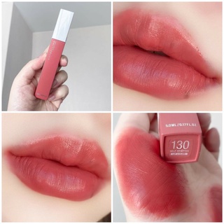 Maybelline superstay matte Ink ติดทน ไม่ติดแมส แต่มิติของปากดูสวยอวบอิ่ม สี 130 เป็นอีกสีที่สวยเลย