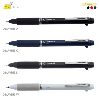 ปากกา 3 ระบบ Pentel XBLW355 3in1 หมึกดำ+แดง+ดินสอกด