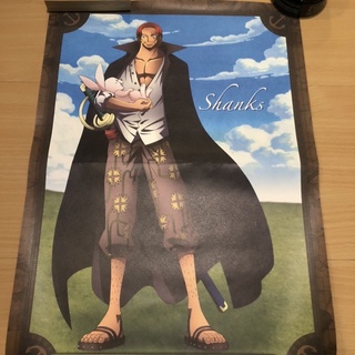 ภาพโปรเตอร์ one piece ลาย Shanks แชงคลูส ซื้อมาจากญี่ปุ่น  ส่งต่อ 149 ส่งฟรี  ขนาดกว้าง 11.5”*16.5”