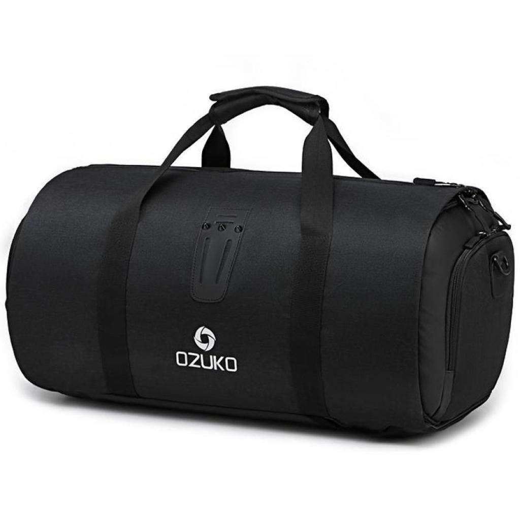 OZUKO กระเป๋าถือ อเนกประสงค์ เป้ยิม กระเป๋าเดินทาง สีดำ Sport Gym Duffel and Backpack กันน้ำ รุ่น 9209