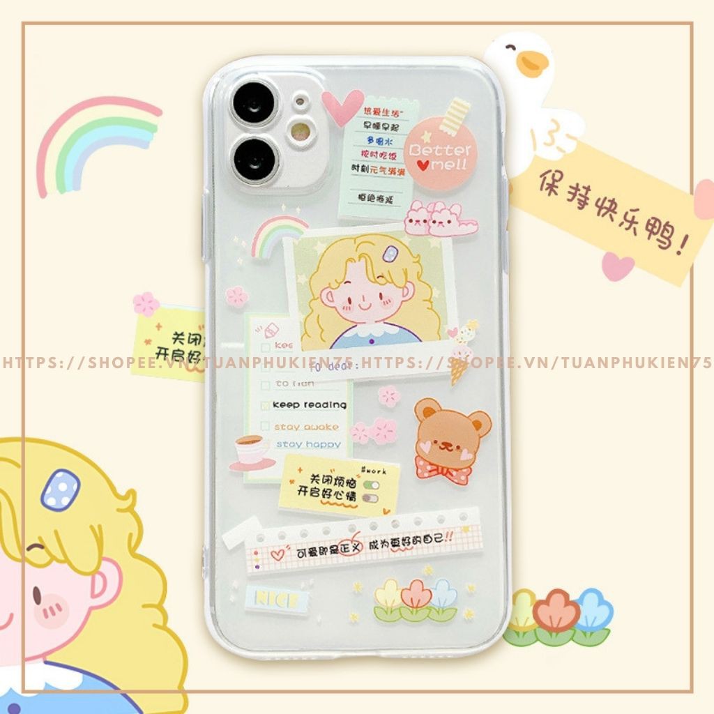 Ip Case เคสโทรศัพท์ Ip 11 สาวน้อยน่ารัก - PKCH89