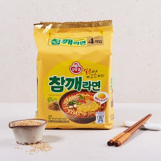 พร้อมส่ง 오뚜기 참깨라면 บะหมี่กึ่งสำเร็จรูปรสงา Ottogi Sesame Flavour Ramen 65g