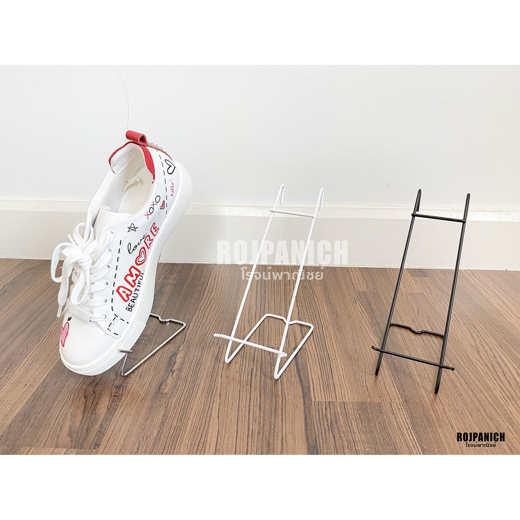 ตัววี ราคา/12ชิ้น ที่วางรองเท้า โชว์รองเท้า สแตนโชว์ รูปที่ 3
