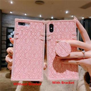 For Vivo Y12A Y21 Y33S Y21S Y33T V21 V21E V17 V19 Y20S Y12S Y20i V20 SE Y20 Y50 Y30 Y02S Fashion Brand Square Phone Case With Bracket