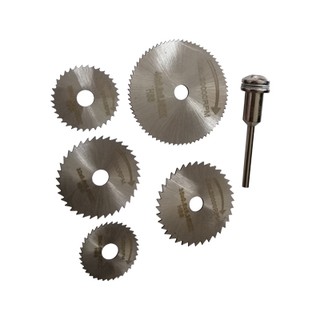 ใบเลื่อยวงกลม Rotary Circular HSS Saw Blades 6 ชิ้น