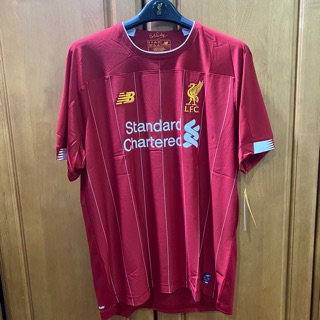 [ของแท้] เสื้อลิเวอร์พูลยุโรป ไม่มี WU Liverpool  Home KIT 2019/20 Size XL Us มือหนึ่ง ของแท้ ป้ายห้อย อก 48