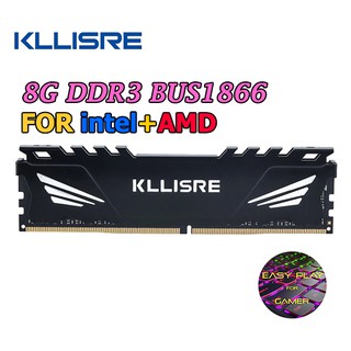 ⚡️แรม DDR3 8G BUS 1866 Kllisre มีซื้ง ใส่ได้ทั้ง intel และ AMD (สินค้าใหม่) ประกัน 6 เดือน