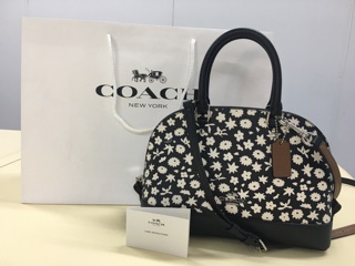 COACH MINI SIERRA SATCHEL Size : 10 1/4” (L) x 7” (H) x 4” (W)