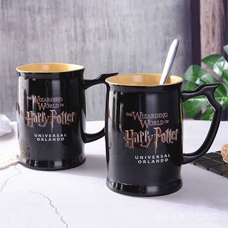 Graby2022 พร้อมส่ง แก้วน้ําเซรามิค ลายแผนที่ Harry Potter Magic World ความจุขนาดใหญ่ 600 มล.