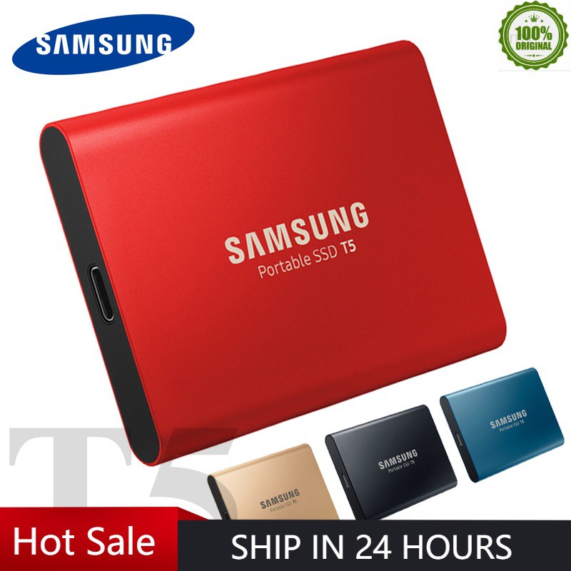 Samsung pc portable t5 ssd 250gb 500gb external solid state drives usb