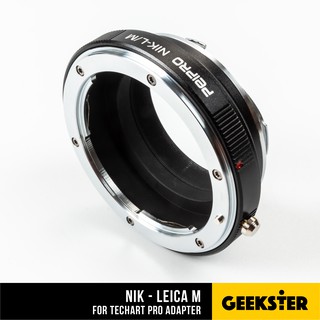 Nikon - Leica M เมาท์แปลง Peipro สำหรับ Techart Pro นิคค่อน F ไลก้า M Adapter  ( Nik-LM / Nikon-LM )