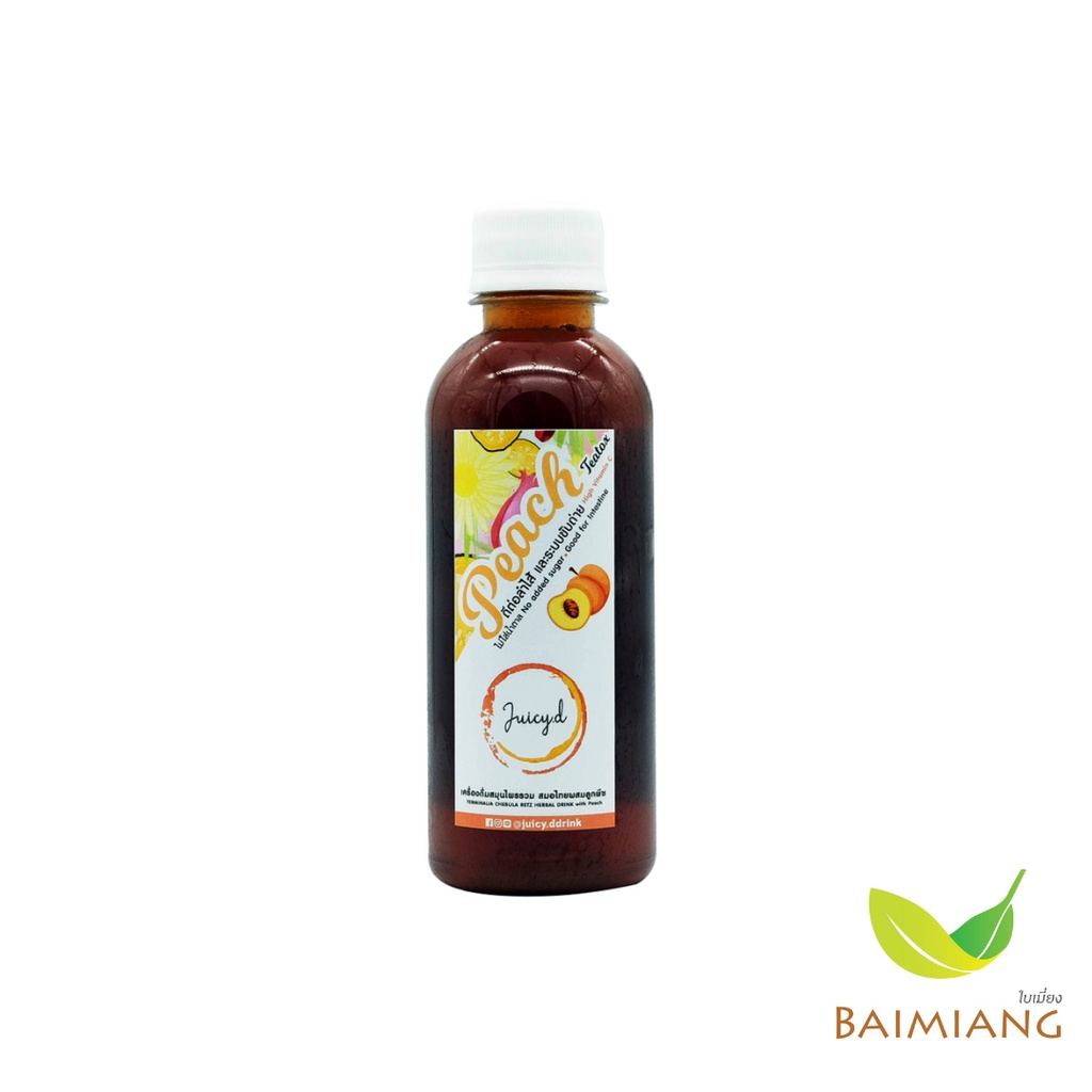 [ Pre-order 7-14 วัน ] Juicyd เครื่องดื่มสมุนไพรรวมรสพีช 250 ml. (03531) - IEL