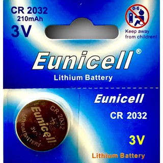 Eunicell  Battery Lithium 3V CR2032 (BIOS) ถ่านกระดุม