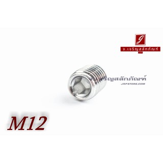 น็อตตัวหนอนสแตนเลส M12x15