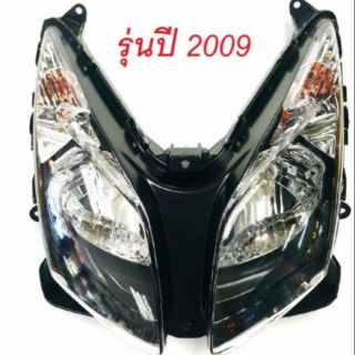 ไฟหน้าชุด YAMAHA/MIO-ZR(2009)พร้อมขั้วไฟและหลอดไฟ