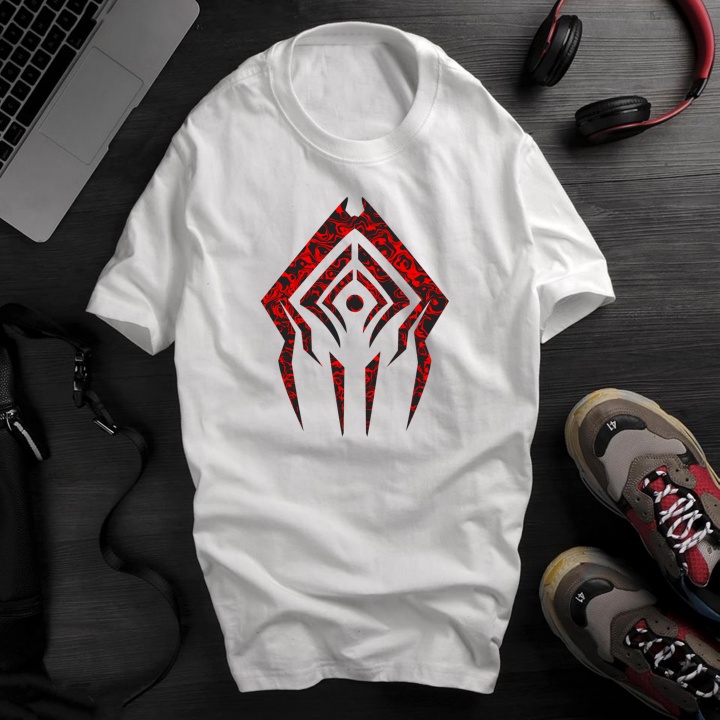 Warframe Stalker Sigil Essential เสื้อยืดผ้าฝ้าย 100% สําหรับผู้ชาย