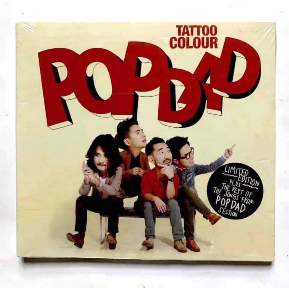 ซีดีเพลงไทย CD TATTOO COLOUR POPDAD ***มือ1 แผ่นแท้ หายากน่าสะสม