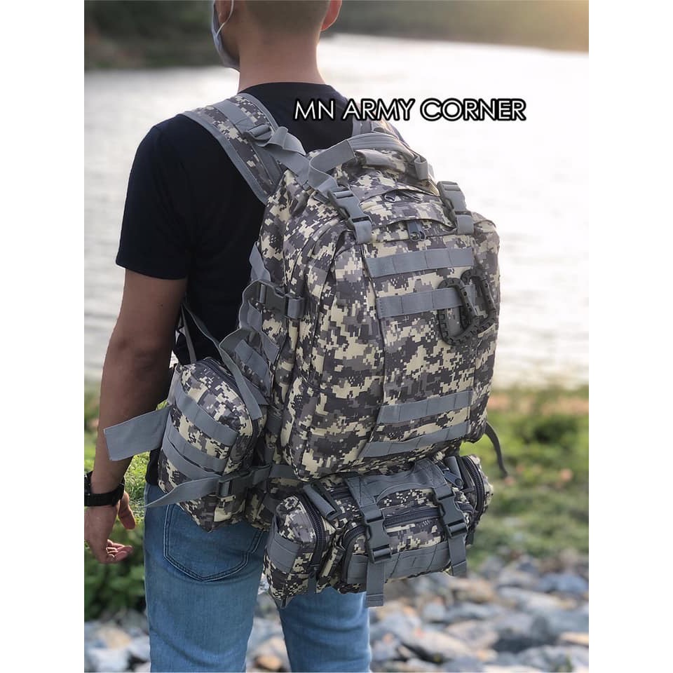 🔥กระเป๋าเป้ทหารรุ่นแม่ลูก 50L ของแท้!!! เนื้อผ้าแบบหนา ถ่ายจากสินค้าจริง สินค้าตรงตามรูปแน่นอน รับประกันครับ 🔥