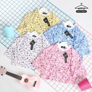 เสื้อครอปลายการ์ตูน