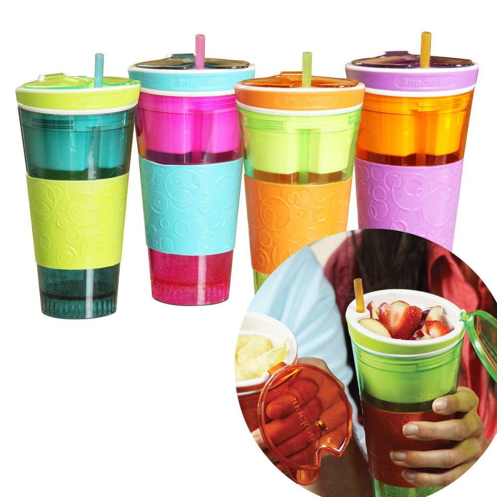 Telecorsa แก้วน้ำ 2 in 1 Snack &Drink รุ่น Snack-N-Drink-in-One-Cup-00A-J1