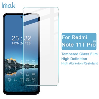 ฟิล์มกระจกนิรภัย กันรอยหน้าจอ แบบบางพิเศษ ป้องกันการระเบิด สําหรับ Imak Redmi Note 12T Pro 5G