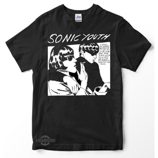 เสื้อยืดผ้าฝ้ายเสื้อยืด sonic youth - GOO / Premium Tshirt sonic youth / band Shirt / Music Shirt / punk metalL XL  XXL