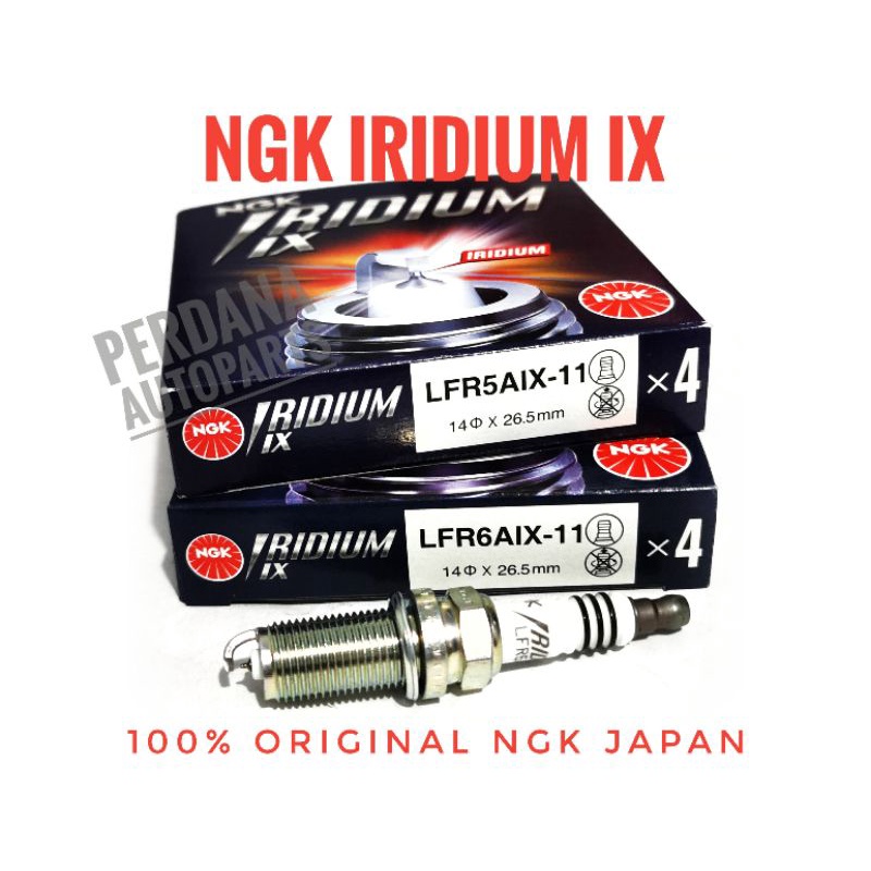 หัวเทียน NGK Iridium IX LFR5AIX-11 / LFR6AIX-11 Made in Japan รับประกันของแท้ 100%