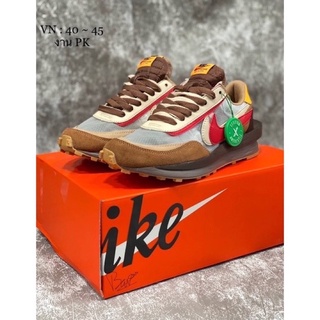 Nike X Sacai LDWaffle (size40-45) Brown red