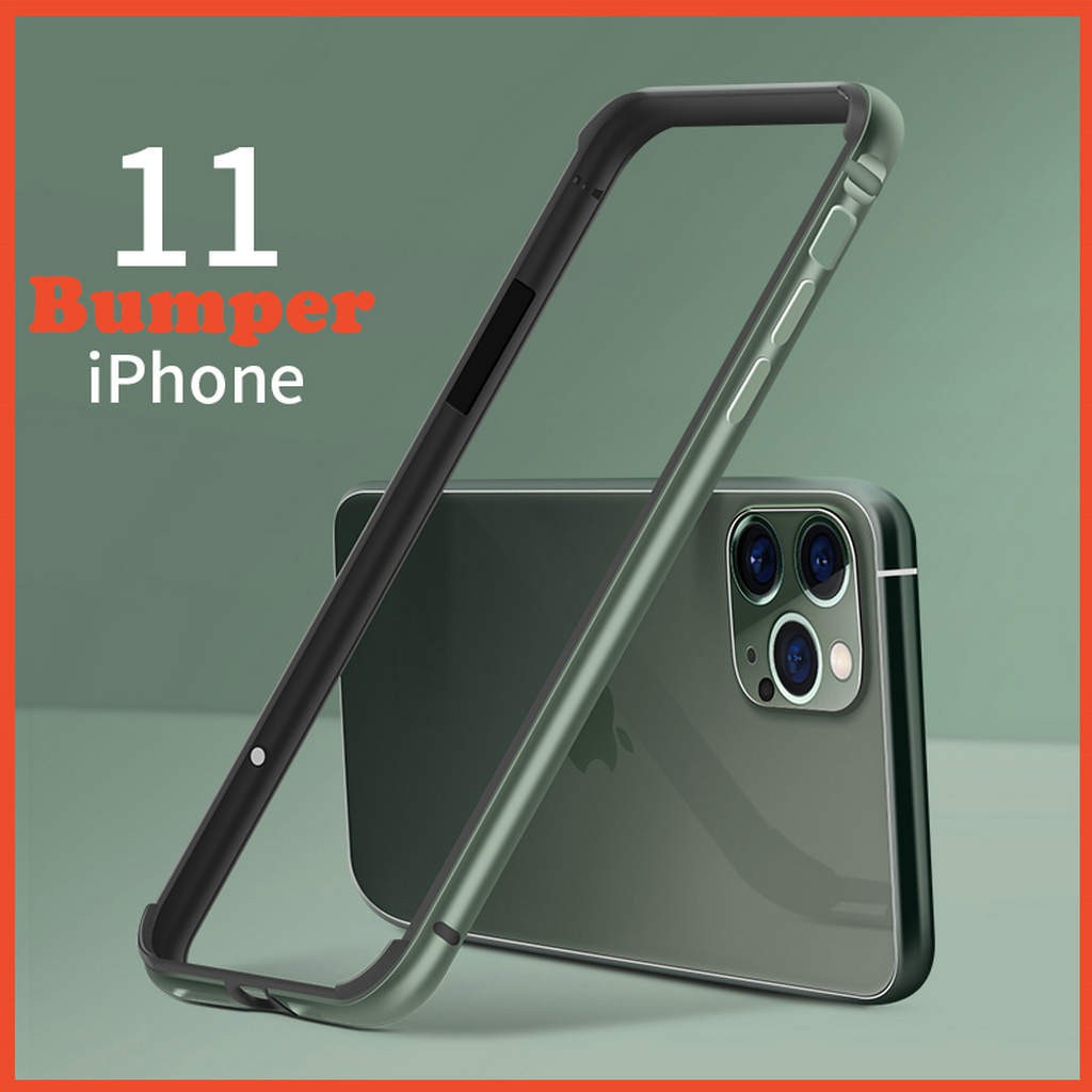 🔥 เคสกันกระแทก Aluminum Bumper Case iPhone 11 Pro Max XR XS X 6 6s 7 8