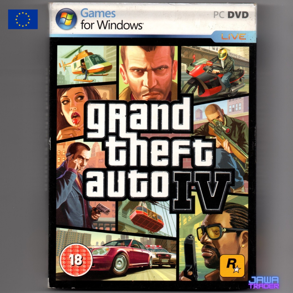 Grand THEFT AUTO IV Ori PC เทปคาสเซ็ตเกม | Gta IV | Gta 4