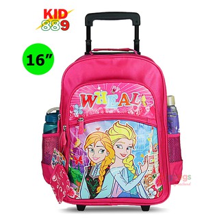 Kid 889 Shop Wheal กระเป๋าเป้สำหรับเด็ก เป้สะพายหลัง กระเป๋านักเรียน 16 นิ้ว รุ่น Princess 86016 (Pink)