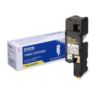 Toner Cartridge Yellow For Epson Aculaser C1700/C1750 ของแท้ **สินค้าลดล้างสต๊อก **