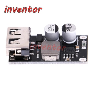 1 Way Dc Step Down Module 12V24V To QC3.0 บอร์ดชาร์จโทรศัพท์มือถือแบบเดี่ยว USB