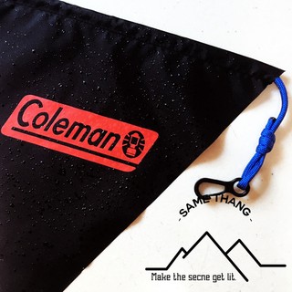 ธงแคมป์ coleman สีดำ