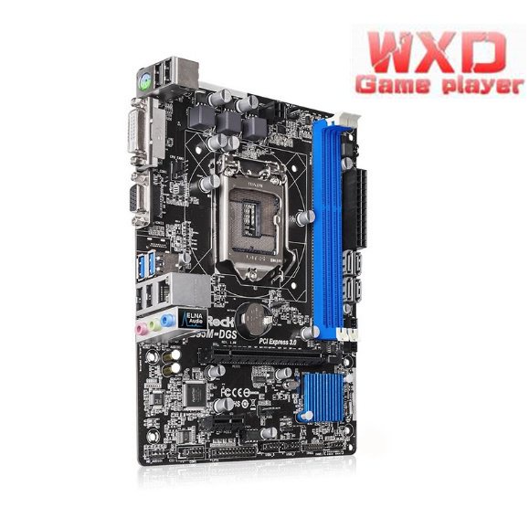 Asrock การ์ดแม่ B95M-DGS LGA1150 Core i7 i5 i3 DDR3 PCI-E 3.0 mx-16 GB USB3.0 SATA3 ของแท้ 100% Micro ATX คอมพิวเตอร์ตั้งโต๊ะ มือสอง ZN1B 8FW6 #3