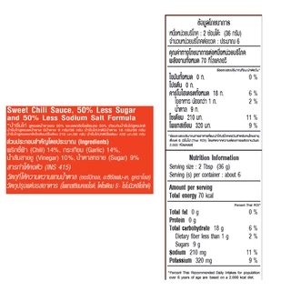 Goodlife (กู๊ดไรฟ์) น้ำจิ้มไก่ สูตรลดน้ำตาลและลดเกลือโซเดียม 200 ml.
