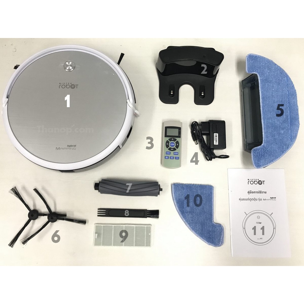 (หากไม่ทราบสอบถามผ่านแชทก่อนสั่ง) Mister​ ​Robot แปรงปัดข้าง​ แผ่นกรองฝุ่น Side​Brush​ อะไหล่​ หุ่นยนต์ดูดฝุ่น