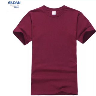 เสื้อยืดคอกลม GILDAN ผ้าคอตตอน แขนสั้น มี 9 สีพร้อมส่งค่ะ