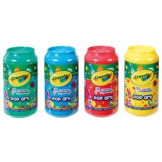 Crayola-ชุดสีเมจิก ล้างออกได้ 4 สี+ ระบายสี 10 หน้า