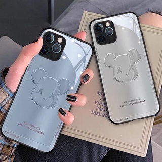 ♨○เคสไอโฟน Electroplating bear Apple iPhone 13 pro max case เคสโทรศัพท์มือถือ 12Promax glass iPhone11 หญิงรุ่น xs/xr cas